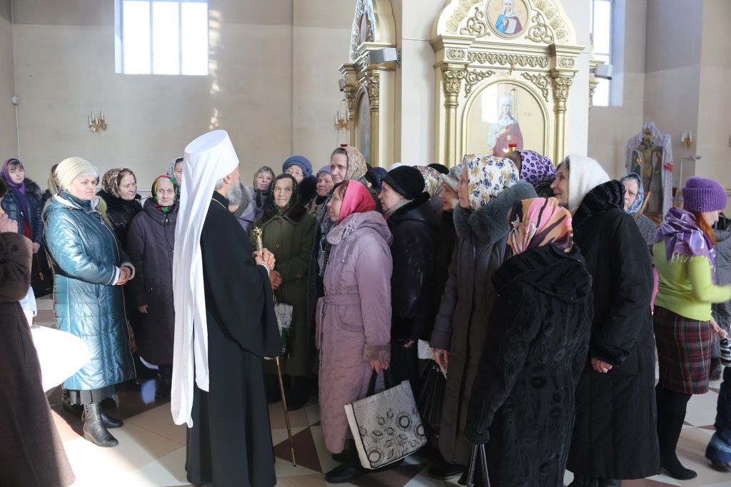 Божественная литургия в храме Казанской иконы Божией Матери Северо-Западного благочиния Саранска